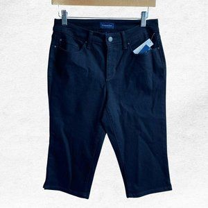 NWT Charter Club Denim Black Skimmer Jeans Capris